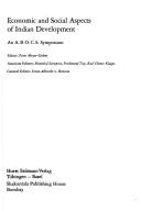 Cover for Economic and social aspects of Indian development