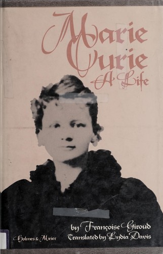 Cover for Marie Curie, a life