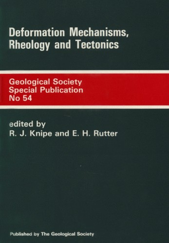 Cover for Deformation Mechanisms, Rheology and Tectonics