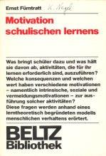 Cover for Motivation schulischen Lernens