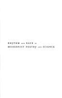 Cover for Rhythm and race in modernist poetry and science