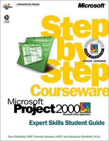 Cover for Microsoft  Project 2000 Step by Step Courseware Expert Skills Class Pack (Step By Step (Microsoft))