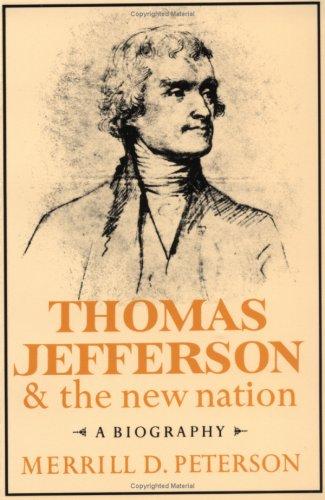 Cover for Thomas Jefferson and the New Nation