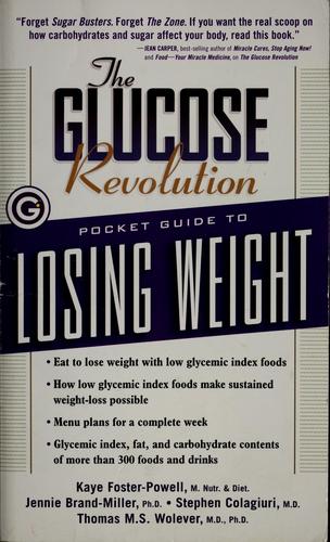 Cover for The glucose revolution pocket guide to losing weight