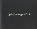 Cover for Pornegrafik (Pornographic)