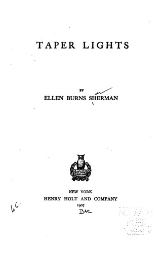 Cover for Taper Lights