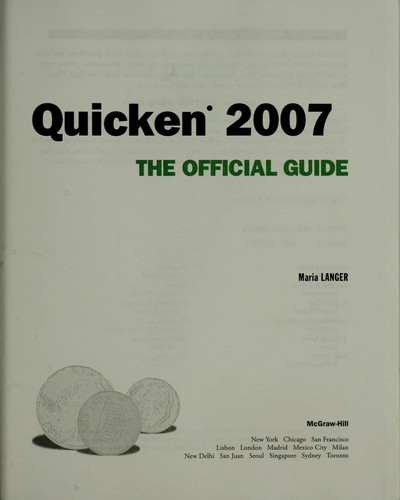 Cover for Quicken 2007