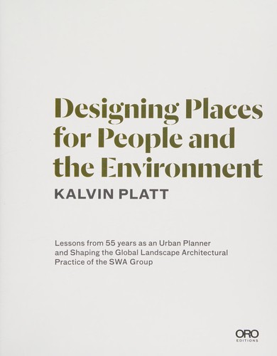 Cover for Designing places for people and the environment