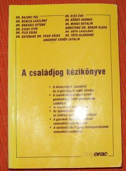 Cover for A családjog kézikönyve