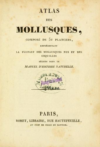 Cover for Atlas des mollusques