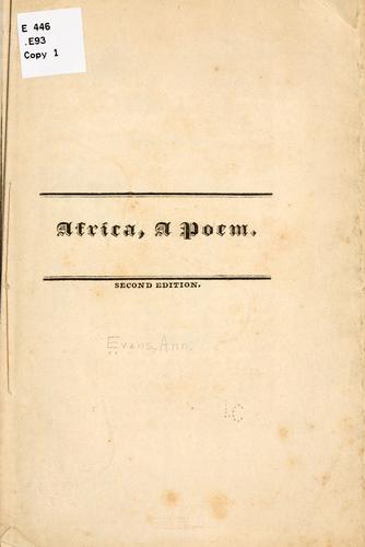 Cover for Africa