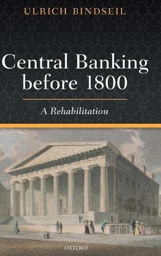 Cover for Central Banking Before 1800