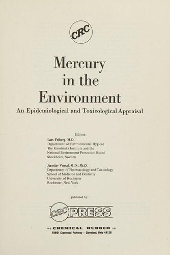 Cover for Mercury in the Environment