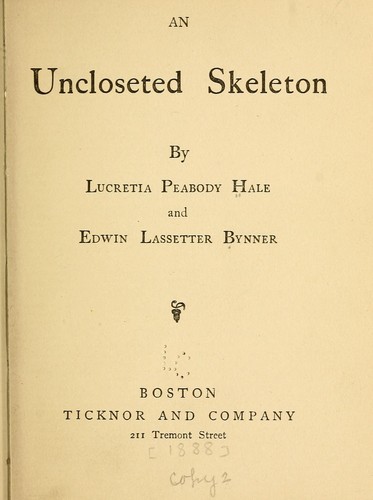 Cover for An uncloseted skeleton
