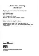 Cover for Solid state forming of polymers