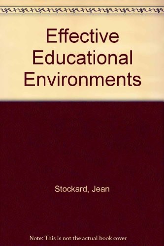 Cover for Effective educational environments