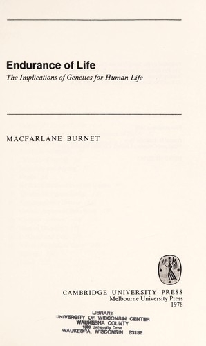 Cover for Endurance of life