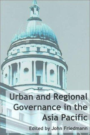 Cover for Urban and regional governance in the Asia Pacific