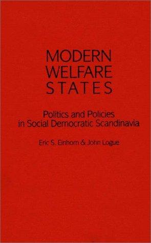 Cover for Modern welfare states