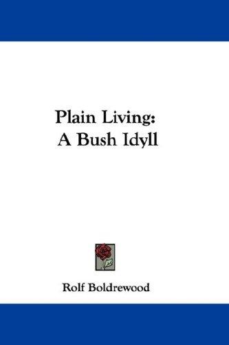 Cover for Plain Living