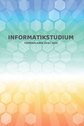 Cover for Informatikstudium Terminplaner 2019 2020