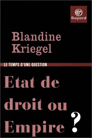 Cover for Etat de droit ou Empire ?