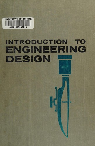 Cover for Introduction to engineering design