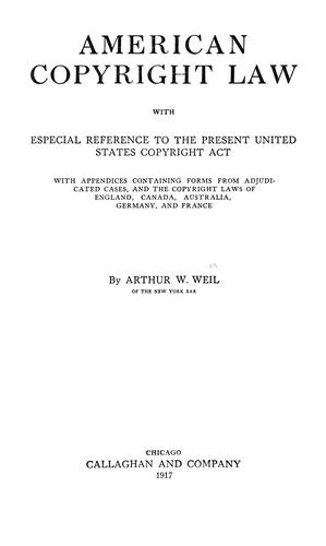 Cover for American copyright law