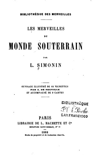 Cover for Les merveilles du monde souterrain