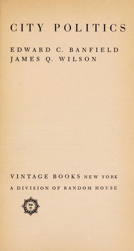Cover for City politics