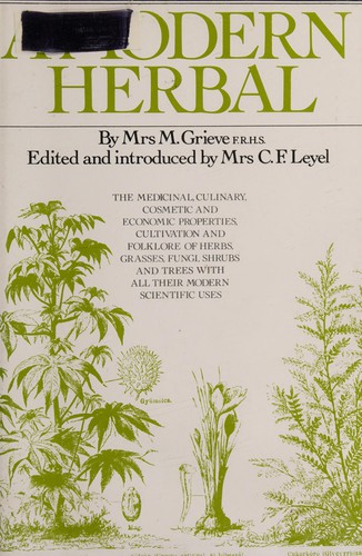 Cover for A modern herbal