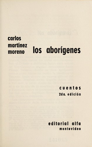Cover for Los aborígenes