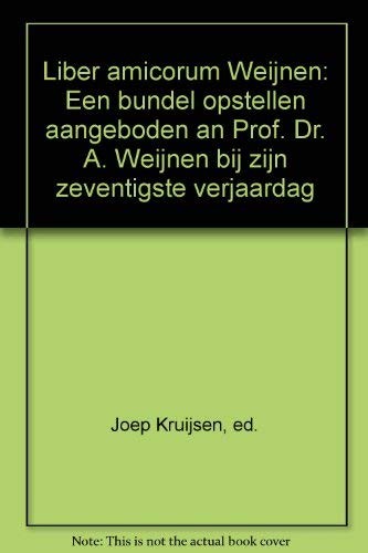 Cover for Liber Amicorum Weijnen
