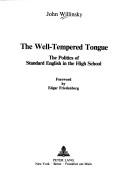 Cover for The well-tempered tongue