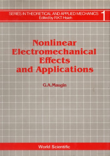 Cover for Nonlinear electromechanical effects and applications