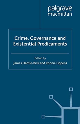 Cover for Crime, Governance and Existential Predicaments