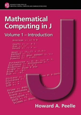 Cover for Mathematical Computing In J