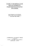 Cover for Early mammalian development.
