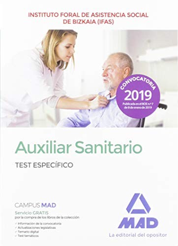 Cover for Auxiliar sanitario del Instituto Foral de Asistencia Social de Bizkaia . Test especifico