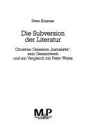 Cover for Die Subversion der Literatur