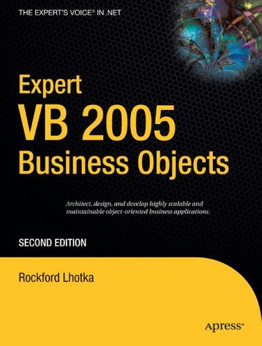 Cover for Expert VB 2005 Business Objects