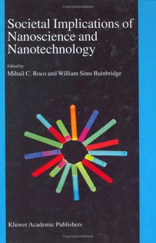 Cover for Societal Implications of Nanoscience and Nanotechnology