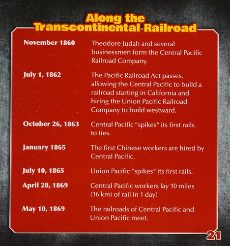 Cover for The transcontinental railroad