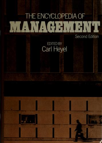 Cover for The encyclopedia of management.