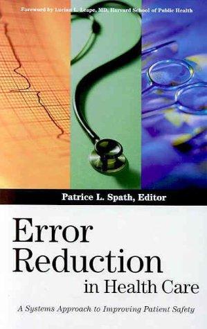 Cover for Error Reduction in Health Care