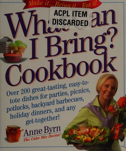 Cover for What can I bring?