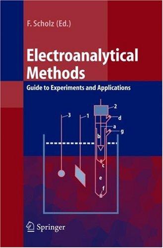 Cover for Electroanalytical methods