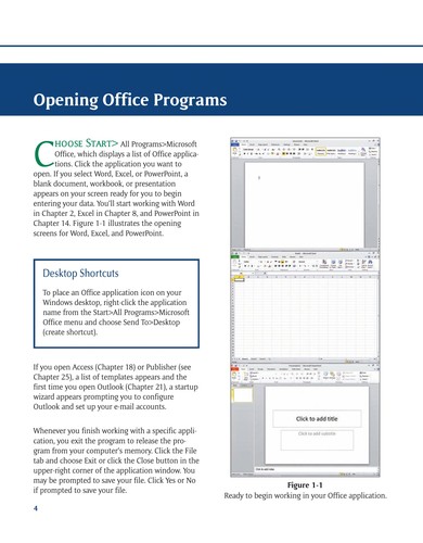 Cover for Picture Yourself Learning Microsoft Office 2010