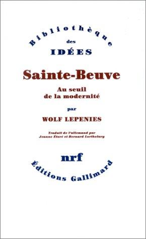 Cover for Sainte-Beuve 
