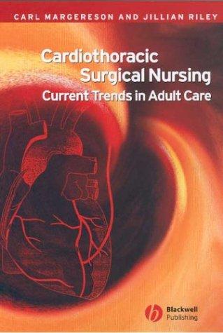Cover for Cardiothoracic Surgical Nursing